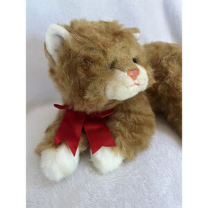 VINTAGE 1995 TY BEANIE BABIES AL E KAT ORANGE KITTY CAT STUFFED ANIMAL PLUSH TOY